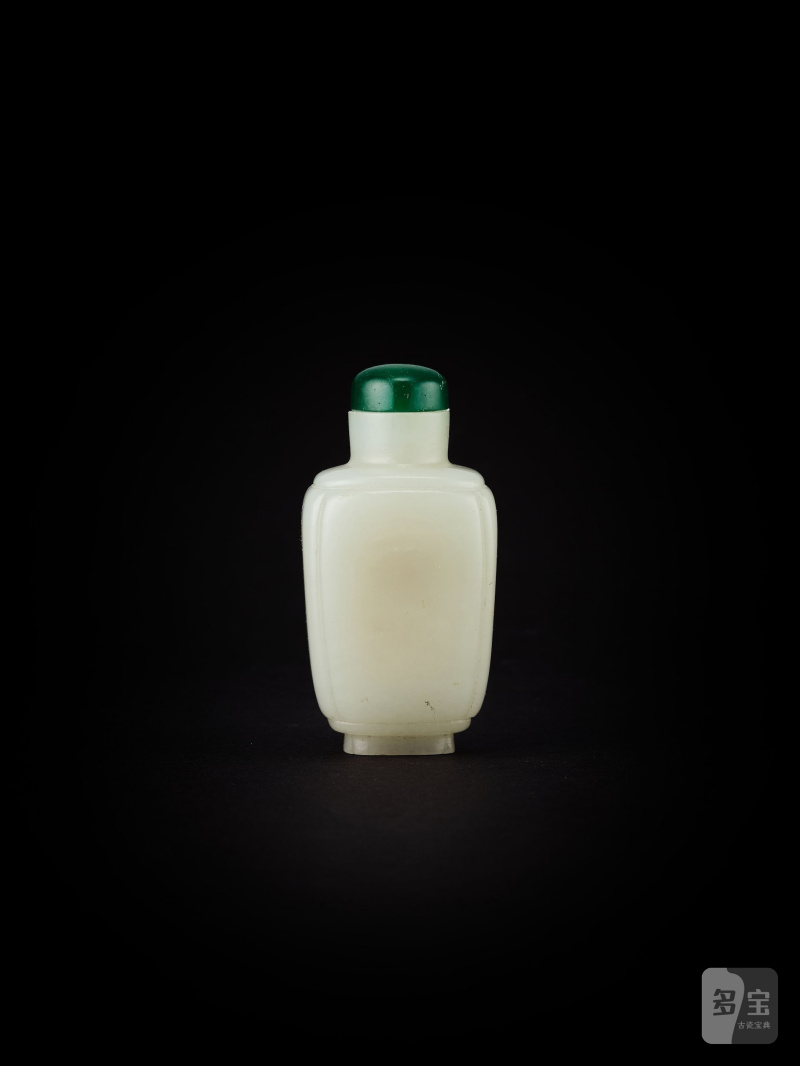 白玉鼻煙壺　一組四件 | FOUR WHITE JADE SNUFF BOTTLES - 图4